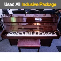 Used Offenbach Polished Wine Mahogany DU-4 Upright Piano - All Inclusive Premium Package (SN:143883) Used Offenbach Polished Wine Mahogany DU-4 Upright Piano - All Inclusive Premium Package (SN:143883)